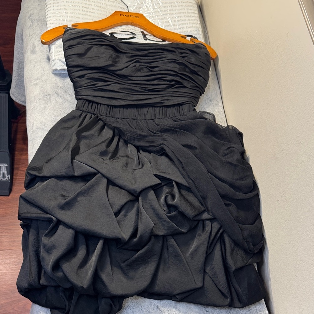 BeBe Vintage Black Strapless Cupcake Dress - XS - Picture 8 of 11